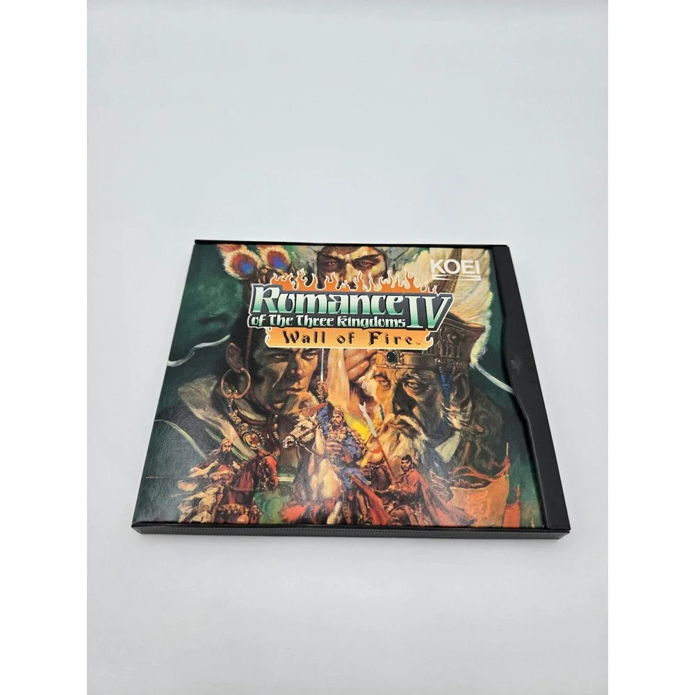 Romance of the Three Kingdoms IV Wall of‎ Fire PC CD-ROM Koei 1995 CIB No Box